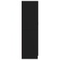 vidaXL Armario de madera contrachapada negro 82,5x51,5x180 cm vidaXL Armario de madera contrachapada negro 82,5x51,5x180 cm