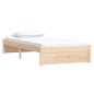 vidaXL Estructura de cama de madera maciza 90x200 cm vidaXL Estructura de cama de madera maciza 90x200 cm