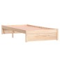 vidaXL Estructura de cama de madera maciza 90x200 cm vidaXL Estructura de cama de madera maciza 90x200 cm
