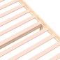vidaXL Estructura de cama de madera maciza 90x200 cm vidaXL Estructura de cama de madera maciza 90x200 cm