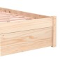 vidaXL Estructura de cama de madera maciza 90x200 cm vidaXL Estructura de cama de madera maciza 90x200 cm