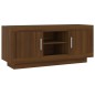 vidaXL Mueble para TV madera contrachapada roble marrón 102x35x45 cm