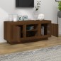 vidaXL Mueble para TV madera contrachapada roble marrón 102x35x45 cm