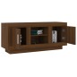 vidaXL Mueble para TV madera contrachapada roble marrón 102x35x45 cm