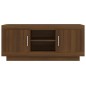 vidaXL Mueble para TV madera contrachapada roble marrón 102x35x45 cm