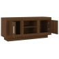 vidaXL Mueble para TV madera contrachapada roble marrón 102x35x45 cm