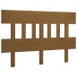 vidaXL Cabecero de cama madera maciza pino marrón miel 123,5x3x81 cm vidaXL Cabecero de cama madera maciza pino marrón miel 123,5x3x81 cm