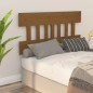vidaXL Cabecero de cama madera maciza pino marrón miel 123,5x3x81 cm vidaXL Cabecero de cama madera maciza pino marrón miel 123,5x3x81 cm