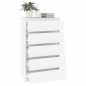 vidaXL Cajonera de madera contrachapada blanco 60x36x103 cm vidaXL Cajonera de madera contrachapada blanco 60x36x103 cm