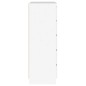 vidaXL Cajonera de madera contrachapada blanco 60x36x103 cm vidaXL Cajonera de madera contrachapada blanco 60x36x103 cm