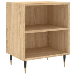 vidaXL Mesita de noche madera de ingeniería roble Sonoma 40x30x50 cm