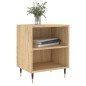 vidaXL Mesita de noche madera de ingeniería roble Sonoma 40x30x50 cm