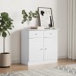 vidaXL Aparador ALTA madera maciza de pino blanco 77x35x73 cm