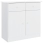 vidaXL Aparador ALTA madera maciza de pino blanco 77x35x73 cm