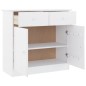 vidaXL Aparador ALTA madera maciza de pino blanco 77x35x73 cm