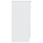 vidaXL Aparador ALTA madera maciza de pino blanco 77x35x73 cm