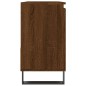 vidaXL Armario de baño madera contrachapada marrón roble 65x33x60 cm vidaXL Armario de baño madera contrachapada marrón roble 65x33x60 cm