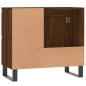 vidaXL Armario de baño madera contrachapada marrón roble 65x33x60 cm vidaXL Armario de baño madera contrachapada marrón roble 65x33x60 cm