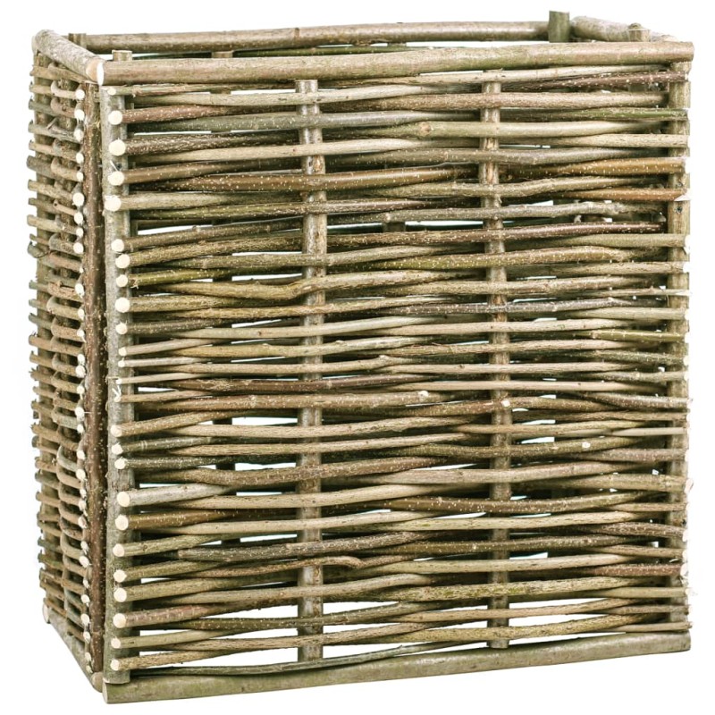 vidaXL Arriate elevado de madera de avellano 80x40x80 cm vidaXL Arriate elevado de madera de avellano 80x40x80 cm