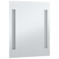 vidaXL Espejo de pared de baño con LED 50x60 cm vidaXL Espejo de pared de baño con LED 50x60 cm