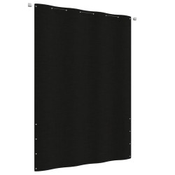 vidaXL Toldo pantalla para balcón de tela oxford negro 160x240 cm