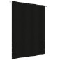 vidaXL Toldo pantalla para balcón de tela oxford negro 160x240 cm