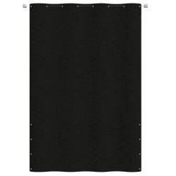 vidaXL Toldo pantalla para balcón de tela oxford negro 160x240 cm