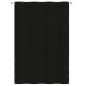 vidaXL Toldo pantalla para balcón de tela oxford negro 160x240 cm