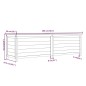 vidaXL Baúl para cojines de jardín madera maciza abeto 200x50x56 cm vidaXL Baúl para cojines de jardín madera maciza abeto 200x50x56 cm