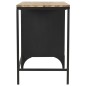 vidaXL Escritorio con pedestal madera abeto y acero 100x50x76 cm vidaXL Escritorio con pedestal madera abeto y acero 100x50x76 cm