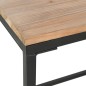 vidaXL Escritorio con pedestal madera abeto y acero 100x50x76 cm vidaXL Escritorio con pedestal madera abeto y acero 100x50x76 cm
