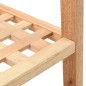vidaXL Zapatero de madera maciza de nogal 69x26x81 cm vidaXL Zapatero de madera maciza de nogal 69x26x81 cm