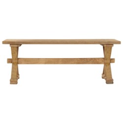 vidaXL Mesa de centro de madera maciza de mango 110x60x40 cm