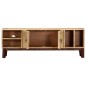 vidaXL Mueble para TV de madera maciza de mango rugosa 130x30x46 cm vidaXL Mueble para TV de madera maciza de mango rugosa 130x30x46 cm