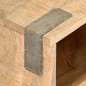 vidaXL Mueble para TV de madera maciza de mango rugosa 130x30x46 cm vidaXL Mueble para TV de madera maciza de mango rugosa 130x30x46 cm