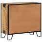 vidaXL Aparador de madera maciza de mango en bruto 80x31x71 cm vidaXL Aparador de madera maciza de mango en bruto 80x31x71 cm