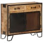 vidaXL Aparador de madera maciza de mango en bruto 80x31x71 cm vidaXL Aparador de madera maciza de mango en bruto 80x31x71 cm