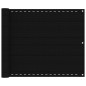 vidaXL Toldo para balcón HDPE negro 75x300 cm vidaXL Toldo para balcón HDPE negro 75x300 cm