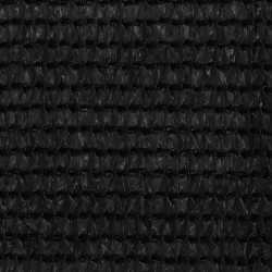 vidaXL Toldo para balcón HDPE negro 75x300 cm