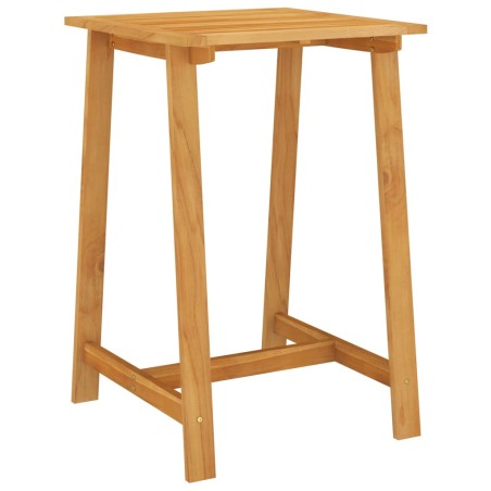 vidaXL Mesa alta de jardín madera maciza de acacia 70x70x104 cm
