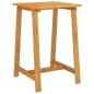 vidaXL Mesa alta de jardín madera maciza de acacia 70x70x104 cm