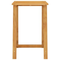 vidaXL Mesa alta de jardín madera maciza de acacia 70x70x104 cm