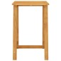 vidaXL Mesa alta de jardín madera maciza de acacia 70x70x104 cm