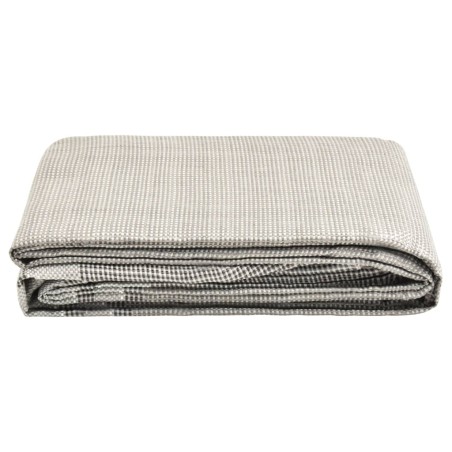 vidaXL Alfombra para tienda de campaña gris oscuro 350x250 cm