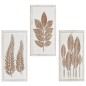 vidaXL Paneles de pared tallados a mano 3 unidades MDF 40x60x1,5cm