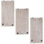 vidaXL Paneles de pared tallados a mano 3 unidades MDF 40x60x1,5cm