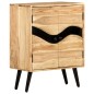 vidaXL Aparador de madera maciza de acacia 57x34x75 cm vidaXL Aparador de madera maciza de acacia 57x34x75 cm