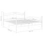 vidaXL Estructura de cama de metal blanco 200x200 cm vidaXL Estructura de cama de metal blanco 200x200 cm