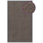 vidaXL Felpudo copetudo 90x150 cm marrón oscuro vidaXL Felpudo copetudo 90x150 cm marrón oscuro