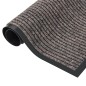 vidaXL Felpudo de rayas beige 80x120 cm vidaXL Felpudo de rayas beige 80x120 cm